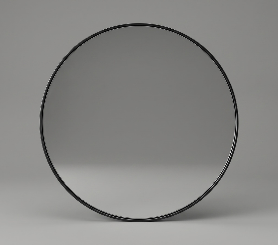 Led Backlit Mirror With Black Frame